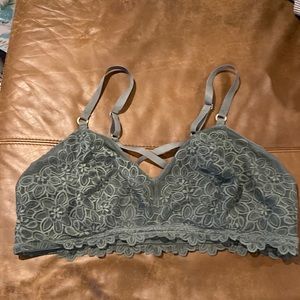 Aerie Bralet XXL Lace with Cris-Cross Back.
